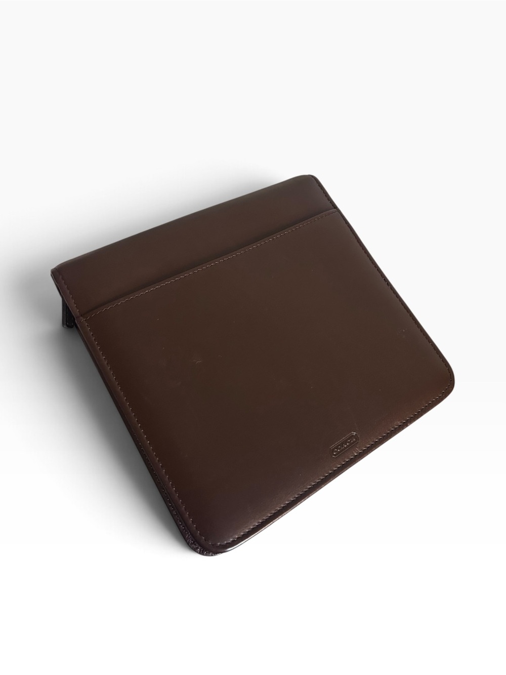 Vintage Coach Brown Leather Portfolio